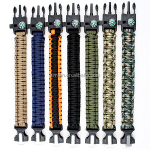 Pulsera <span class=keywords><strong>de</strong></span> Supervivencia con Brújula, Encendedor, Silbato y Paracord 550 para Senderismo, Camping, Pesca y Caza al Aire Libre (Venta al Por Mayor) - Product Image 5