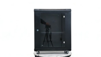 Armoire serveur 12U 19 pouces 600*600*450mm, montage au sol/mural, avec porte en verre trempé, acier SPCC, protection IP20, en stock.