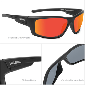 KDEAM Propre Marque Personnalisé Haut De Gamme Qualité Lunettes De Soleil Flottantes 2019 Sports nautiques Polarisées TPX En Nylon Lunettes de Soleil avec Étui - Product Image 6