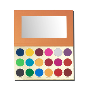 Paleta de sombra de ojos personalizable, <span class=keywords><strong>18</strong></span> colores, larga duración, vegana, maquillaje mate brillante, alto pigmento, novedad - Product Image 5