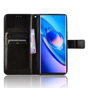 Étui portefeuille pour <span class=keywords><strong>Blackview</strong></span> A200 <span class=keywords><strong>Pro</strong></span>, étui de téléphone à rabat en cuir PU rétro avec dragonne et support pour cartes pour <span class=keywords><strong>Blackview</strong></span> A200 <span class=keywords><strong>Pro</strong></span> - Product Image 3