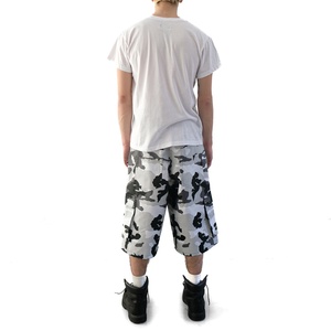Shorts <span class=keywords><strong>cargo</strong></span> amples pour hommes Rainbow Spray Streetwear Manufacturer, coupe droite, style <span class=keywords><strong>Bermuda</strong></span>, camouflage, pour l'extérieur, avec poches latérales - Product Image 3