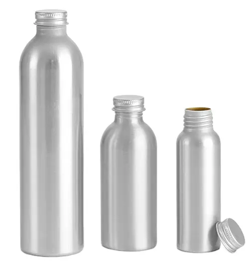 250ml 500ml 750ml Food grade recycled aluminum beer bottle aluminum beverage bottle with custom design