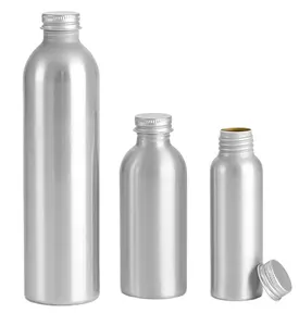 Botol Bir aluminium daur ulang, 250ml 500ml 750ml kelas makanan botol minuman aluminium dengan desain kustom