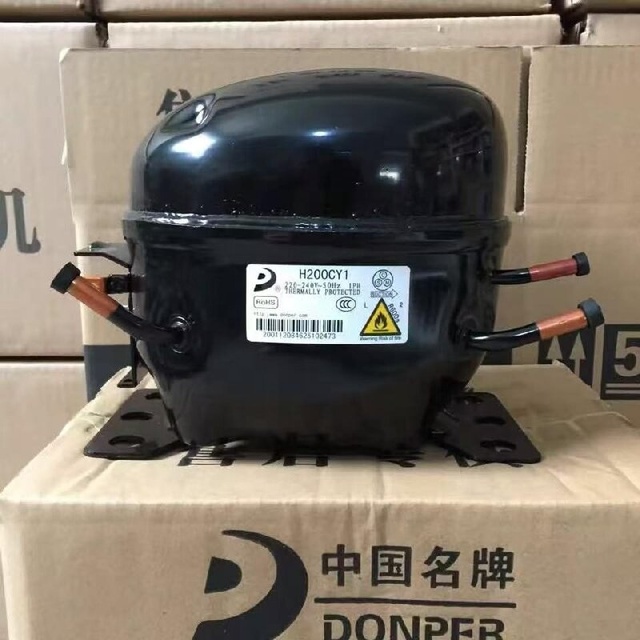 Competitive Price R600a 1/4hp Refrigerator Compressor Small H200CY1 10kg 1 Year Warranty