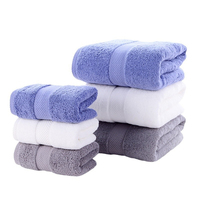 Lot de serviettes de bain de luxe en coton 100% doux, personnalisables avec logo, pour la vente en gros