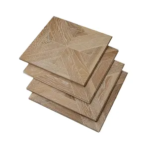 Factory Customized Wholesale Wide Board Multi Layer Solid Wood Parquet Engineered Wood Grain Flooring