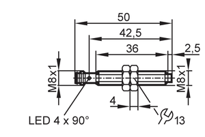 근접 스위치 센서 IE5329 IEB3004-BPKG/AS PNP 유도형 금속 센서 감지 거리 증가 새로운 - Product Image 3