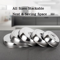 Accessoires de cuisine d'hôtel outils couvercle de casserole en acier inoxydable couvercle de Steak 18- 26cm de diamètre couvercle de Table étanche à l'huile couvercle de plateau