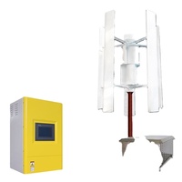 Générateur éolien à axe vertical en spirale 1kW 2kW 3kW 5kW, turbine d'énergie renouvelable 12V 24V 48V, technologie hors réseau pour usage domestique