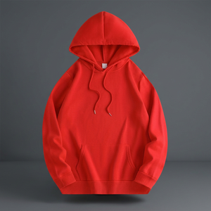 Sweat à capuche zippé décontracté pour homme avec logo personnalisé, service OEM, poche kangourou avant, en molleton polyester/coton écologique, idéal pour l'automne - Product Image 3