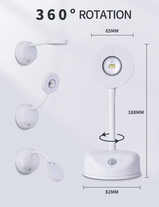 Faretto LED Ricaricabile con Sensore di Movimento, Lampada da Parete a Occhio di Gatto, Illuminazione per Quadri, Faretto Wireless LED - Product Image 3
