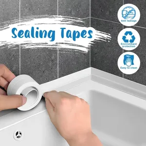 Ruban d'étanchéité pour salle de bain et cuisine, ruban adhésif imperméable et anti-moisissure pour toilettes, facile à installer - Product Image 6