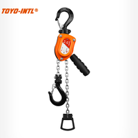 TOYO-INTL HSH Type 0.25T 0.5T bloc de chaîne à levier en alliage d'aluminium Mini palan à usage domestique