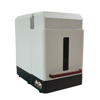 Machine de marquage laser à fibre entièrement miniaturisée avec boîtier de protection, graveur laser à fibre pour métal et plastique