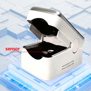 Medidor de glucosa en sangre no <span class=keywords><strong>invasivo</strong></span> de alta precisión para monitoreo doméstico sin dolor con pantalla LED, portátil. - Product Image 6