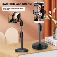 Support de téléphone portable réglable pour bureau, idéal pour les influenceurs en direct