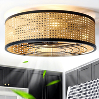 Lampe de plafond à montage en surface, style industriel nordique et américain, en corde de jute et corde de papier, best-seller transfrontalier rétro