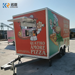 Remolque de Comida Móvil para Pizza en Oferta, Remolque Comercial de Comida Callejera con Horno, Remolque de Catering Totalmente Equipado - Product Image 4