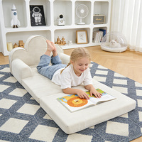 Sillón Infantil 2 en 1, Cómodo y Plegable, Sofá de Lectura para Niños y Niñas, para Sala de Juegos