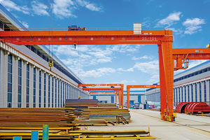 מעקה רכוב חצי gantry מנוף 2-30 טון | סדנה ניידת | מוסמך - Product Image 3