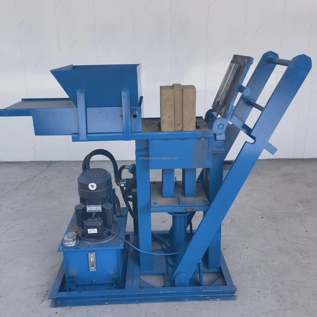 New Clay Interlocking Compressed Earth Soil Block Color Hydraulic Press Clay Stabilized Block Brick Making Machine on Sale