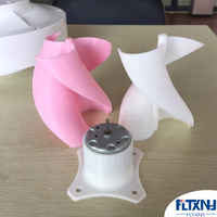 Micro générateur à aimant permanent sans noyau 12v 24v générateur d'éolienne verticale avec 2 pales