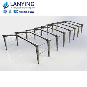 सस्ते औद्योगिक पूर्वनिर्मित स्टील फ्रेम संरचना निर्माण धातु भवन सामग्री गोदाम - Product Image 3