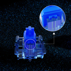 Gateron Magnetic Jade Sapphire ông chuyển dual-rail RGB chơi game cơ khí DIY chơi game tùy chỉnh hội trường cảm biến bàn phím chuyển đổi - Product Image 4