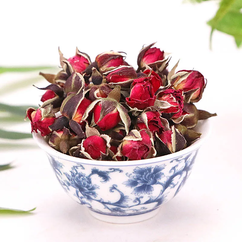 Penjualan Laris Bunga Kuncup Mawar Yang Dapat Dimakan Teh Rosebud Kering dengan Vitamin