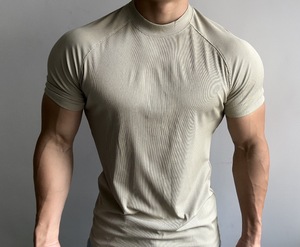 T-shirt de sport à col rond et manches courtes pour <span class=keywords><strong>homme</strong></span>, séchage rapide, idéal pour le fitness - Product Image 5