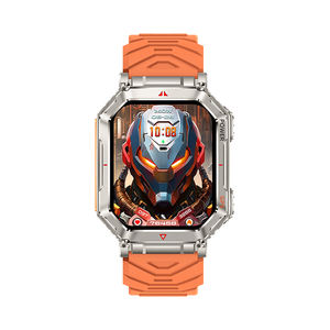 Montre connectée GPS KR92 pour hommes et femmes, écran 2,01 pouces, batterie 450 mAh, appels Bluetooth, heure mondiale, lampe torche - Product Image 2