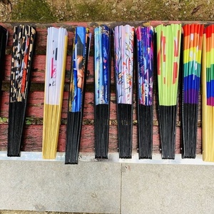 พัดไม้ไผ่ขนาดใหญ่พิมพ์ลายด้วยแสงยูวีออกแบบโลโก้ได้ตามต้องการ - Product Image 6