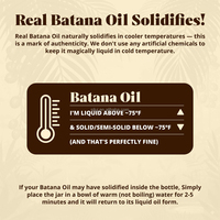 Aceite de Batana 100% Puro y Orgánico de Honduras, Fortalece, Engrosa y Restaura el Cabello Natural, Aceite de Batana para el Crecimiento del Cabello
