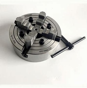 Mandrin indépendant à 4 mors Sanou Steel K72-250 avec noyau à engrenages pour tour et fraiseuse, neuf, 250 mm (10 po) - Product Image 5
