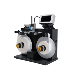 Docod OEM/ODM xf30 tự động in ấn nhãn dán Máy tính để bàn nhãn Applicator Rewinder phẳng máy dán nhãn - Product Image 4