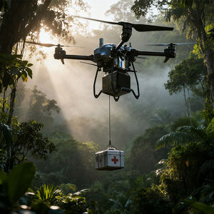 Drone de haute qualité ZLWM-D50 avec une charge utile de 50 kg, capacité de vol stationnaire de 30 minutes, télécommande 4K UHD pour le transport aérien de marchandises - Product Image 3