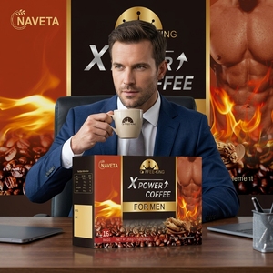 Caffè Istantaneo al Ginseng e Maca per Uomini, Bevanda in Polvere, 16 Bustine da 20g, Integratore Alimentare - Product Image 1