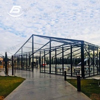 Hall en aluminium de luxe de tente de chapiteau avec le mur de verre pour 800 personnes