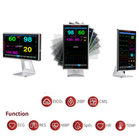 Moniteur de signes vitaux sans fil multiparamètres compact pour animaux, certifié CE Classe II, pour cliniques et fermes
