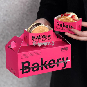 Tùy Chỉnh Món Tráng Miệng Bánh Ngọt Bánh Bao Bì Giấy Bánh Bánh Rán Món Quà <span class=keywords><strong>Cupcake</strong></span> Thực Phẩm Donut <span class=keywords><strong>Cupcake</strong></span> Bento Hộp - Product Image 1