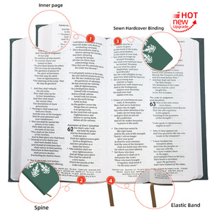 <span class=keywords><strong>Biblia</strong></span> Sagrada NLT KJV de Referencia de Escritorio, Tamaño Portugués, Encuadernación Perfecta, Impresión Offset, Cubierta de Cuero - Product Image 2