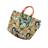 Sac en PP tissé laminé imperméable réutilisable pour le stockage du linge, promotionnel, en gros, résistant, avec logo