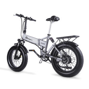 Vélo électrique pliable Fat MX21 avec moteur arrière, double amortisseur, batterie lithium 48V 13Ah, freins à disque avant et arrière, pneus 20*4 pouces - Product Image 2