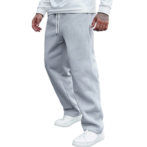 Pantalon de survêtement personnalisé pour homme, style streetwear <span class=keywords><strong>hip</strong></span>-hop décontracté, coupe large, essentiels, pantalon de jogging ample - Product Image 4
