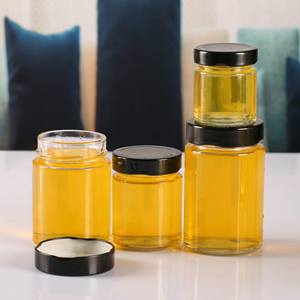 Barattoli di marmellata barattolo di vetro per la conservazione del miele cilindro all'ingrosso in vetro rotondo con coperchio per alimenti 100 <span class=keywords><strong>Ml</strong></span> 150 <span class=keywords><strong>Ml</strong></span> 220 <span class=keywords><strong>Ml</strong></span> 500 <span class=keywords><strong>Ml</strong></span> <span class=keywords><strong>cucina</strong></span> da campeggio - Product Image 3