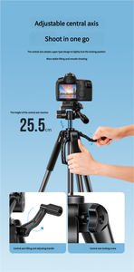 Trípode de <span class=keywords><strong>Aluminio</strong></span> de 1.8 m de Fábrica para Fotografía con Teléfono y Cámara - Product Image 5