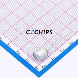 Condensador Electrolítico de Aluminio Híbrido Sólido-Líquido HBR101M1VBK-0810, Montaje Pasante, D8xL10mm 100uF 20% 35V 8mm - Product Image 1