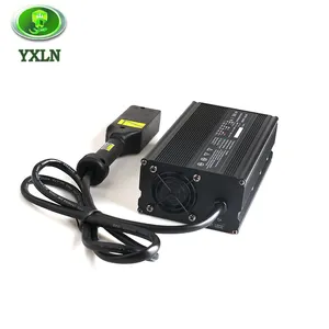 YXLN الأسود الألومنيوم حالة YX-900W Led جهاز عرض ezgo txt 36V 18A عربة جولف شاحن بطارية