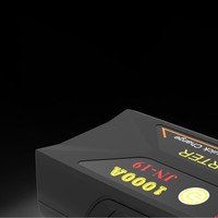 Démarreur de secours portable pour voiture avec écran numérique, charge USB-C, courant de pointe 30000A pour camions
